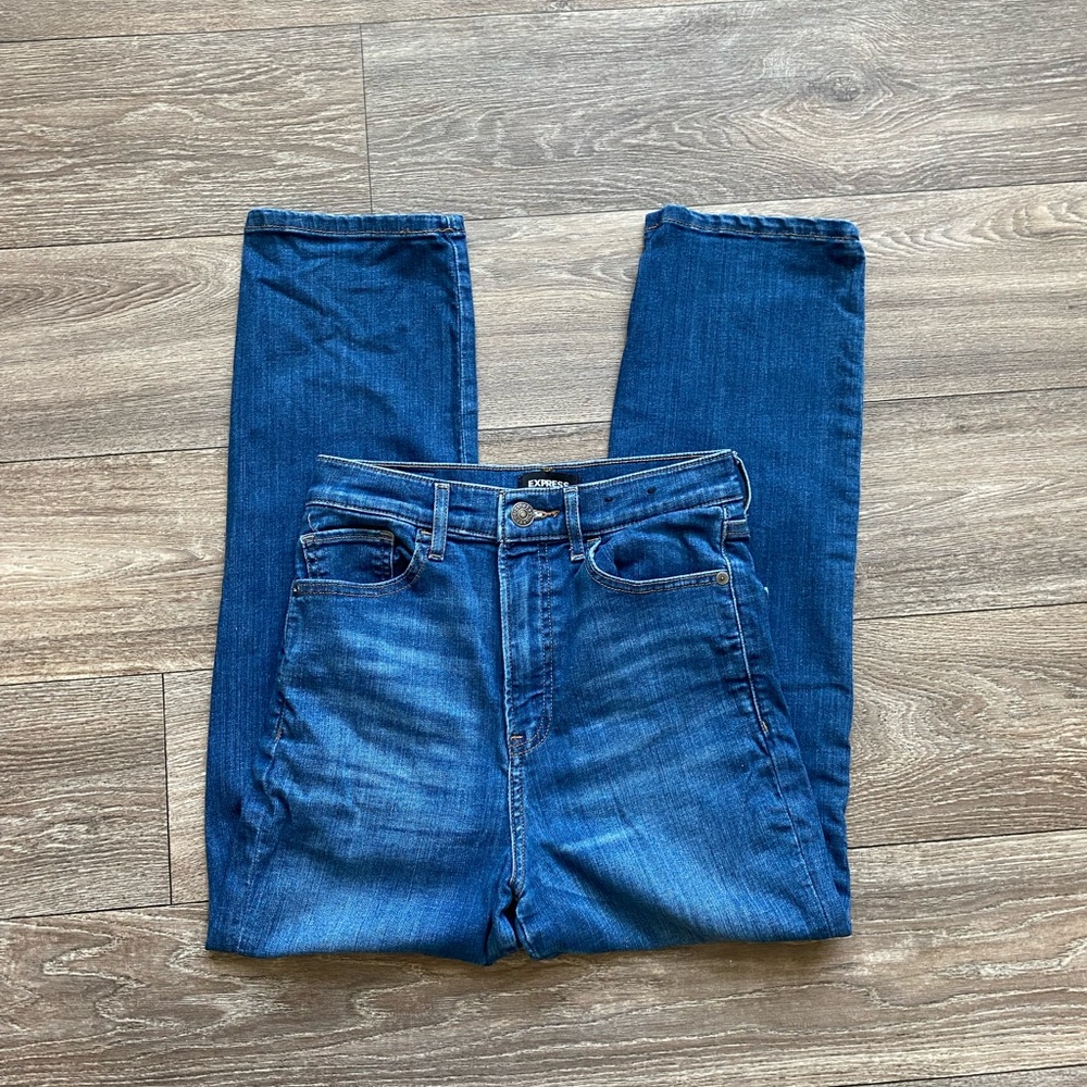 🌺 Straight cut super high rise jeans